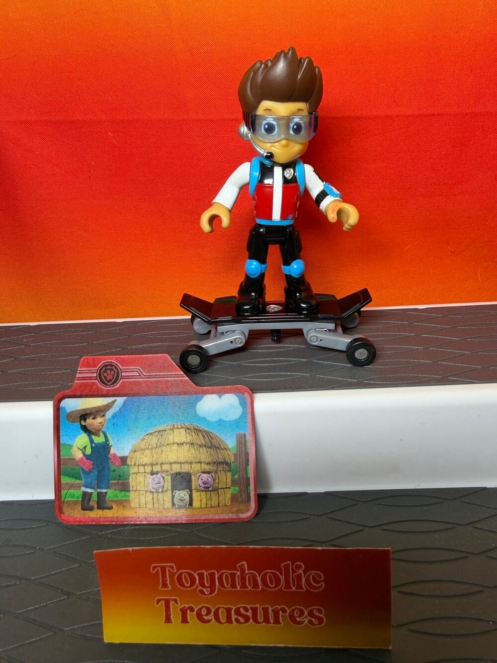 Paw Patrol Mission Paw Ryder Figure With Skateboard & Mission Card